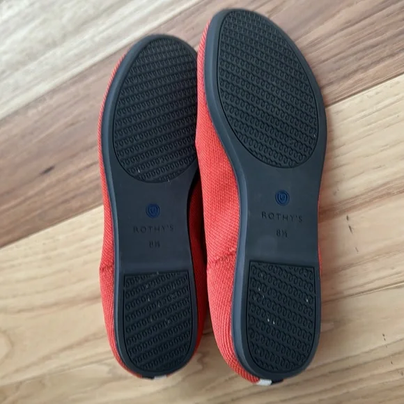 SOLD Rothy’s loafer, size 8.5, orange - Picture 3 of 4